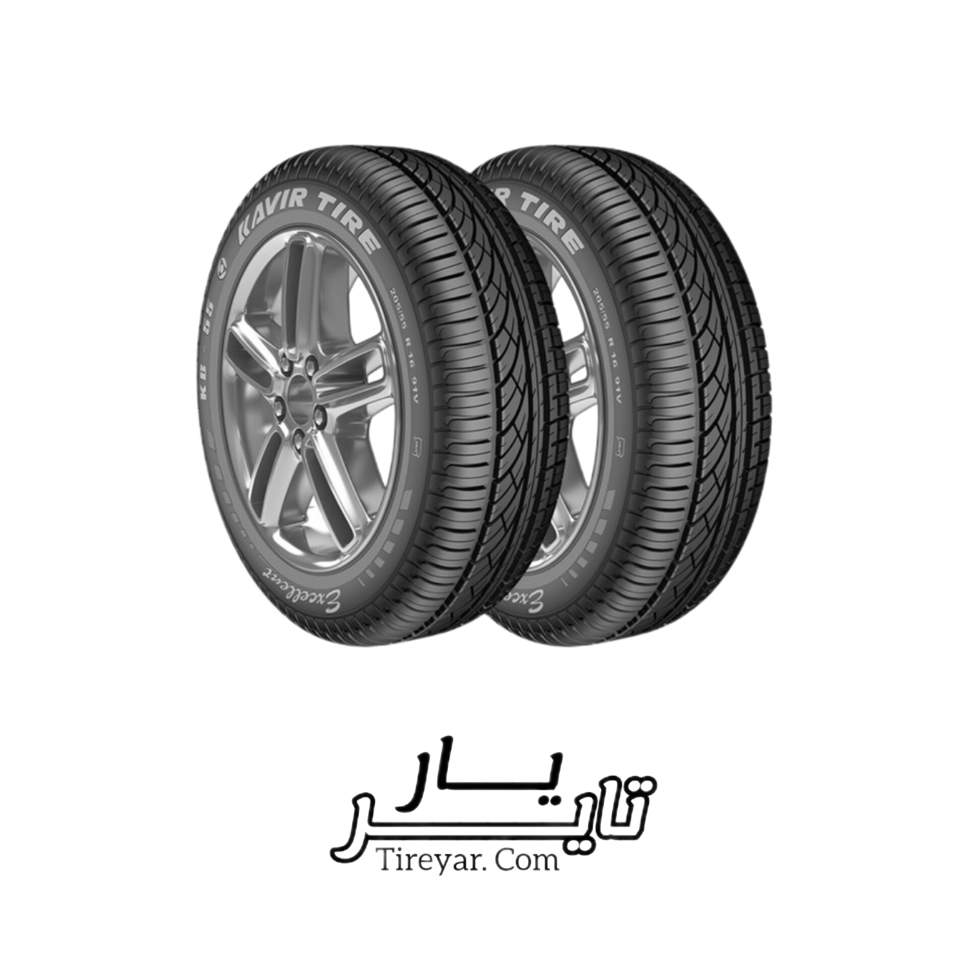 لاستیک 205/55R16 کویرتایر KB55 (دو حلقه//جفتی) ۲۰۲۶