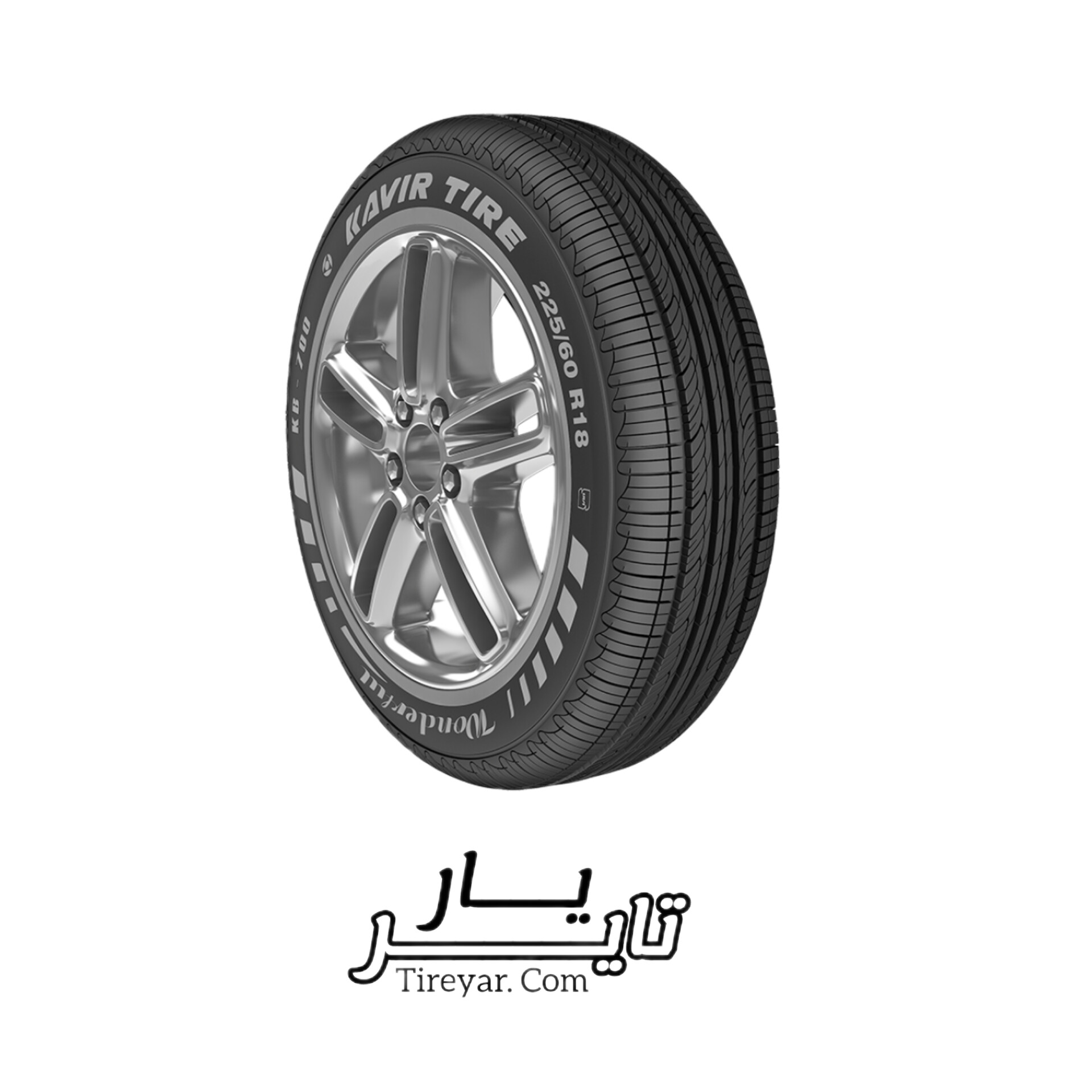 لاستیک 235/60R18 کویرتایر KB700 (یک حلقه) ۲۰۲۶