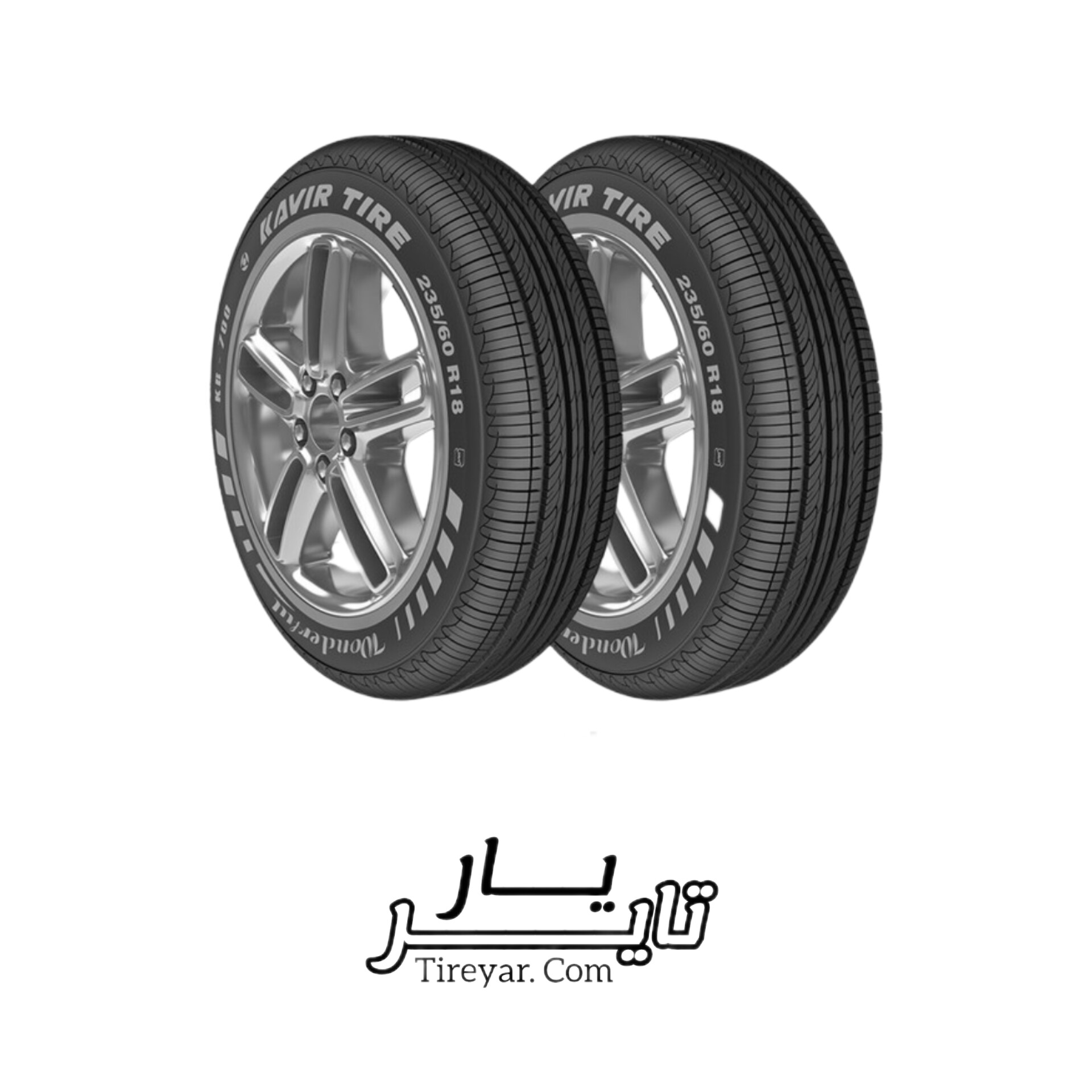 لاستیک 235/60R18 کویرتایر KB700 (دو حلقه//جفتی) ۲۰۲۶
